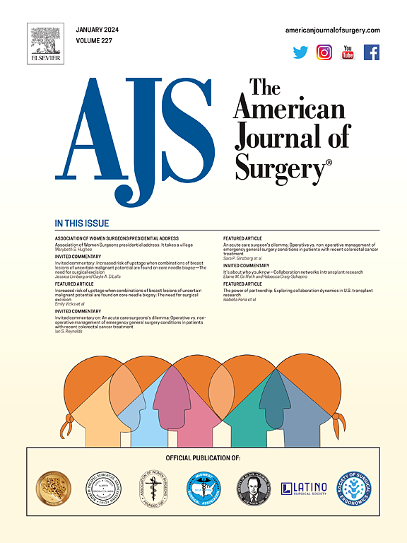 Go to journal home page - The American Journal of Surgery